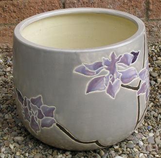 Floral patterned pots - Garden Planters - a unique collection